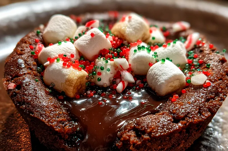 Fresh ingredients for Festive Chocolate Filled Delights