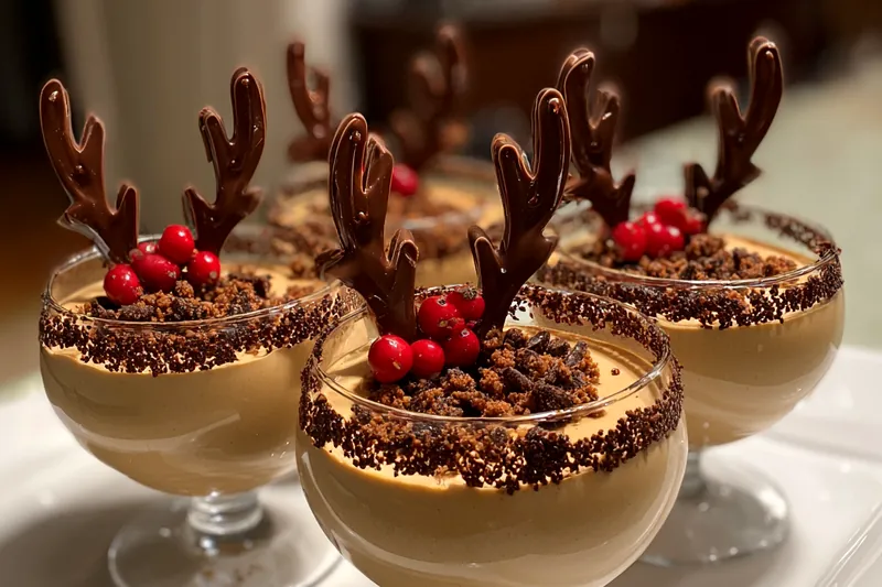 Fresh ingredients for Festive Chocolate Mousse