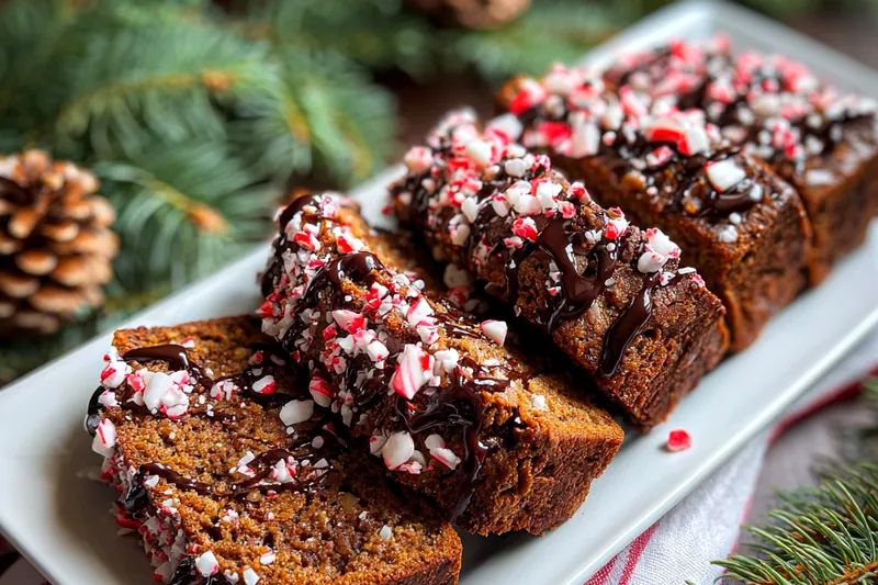 Cooking process for Festive Chocolate Peppermint Bread
