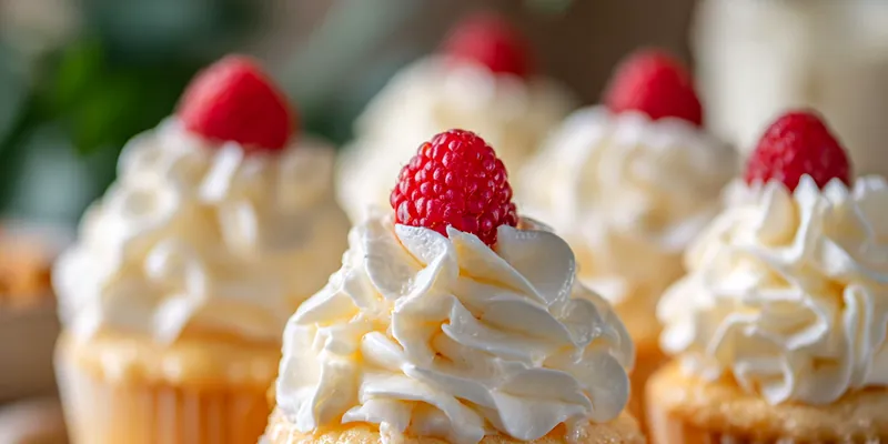 Fluffy Berry Cupcake Delights