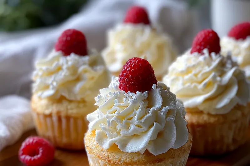 Fresh ingredients for Fluffy Berry Cupcake Delights