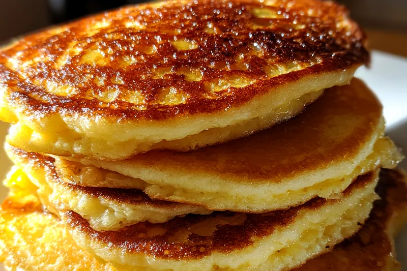 Cooking process for Fluffy Homemade Pancakes