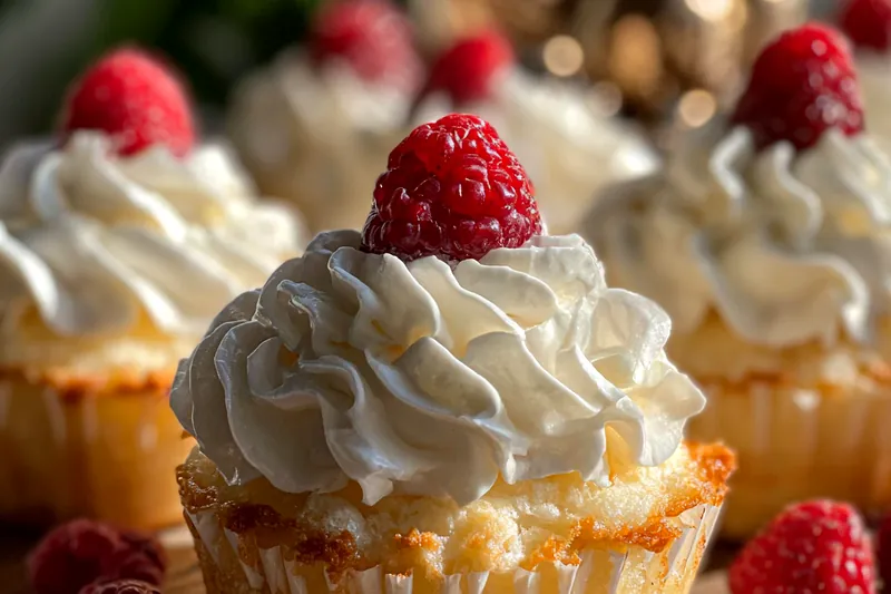 Cooking process for Fluffy Raspberry Cupcake Delights