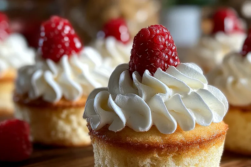 Fresh ingredients for Fluffy Raspberry Cupcake Delights