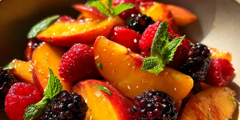 Fresh Summer Peach Salad