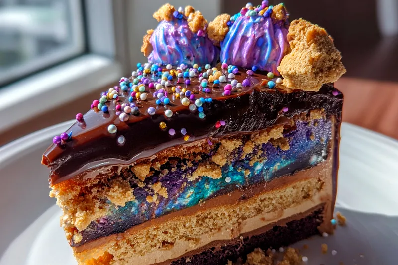 Fresh ingredients for Galactic Cookie Dough Cake