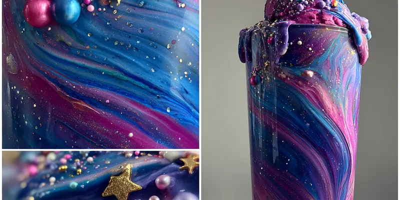 Galaxy Themed Ice Cream