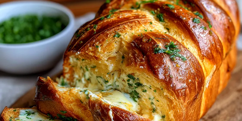 Garlic Herb Pull Apart Bread