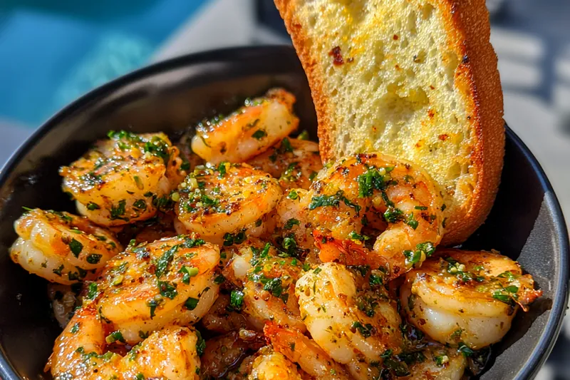 Fresh ingredients for Garlic Shrimp Scampi Delight