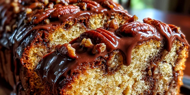 Chocolate Pecan Pound Cake