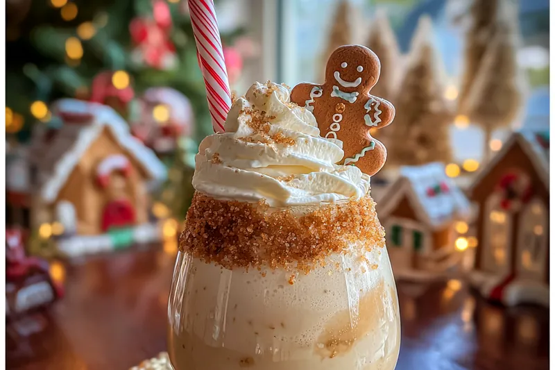 Fresh ingredients for Gingerbread Holiday Cocktail