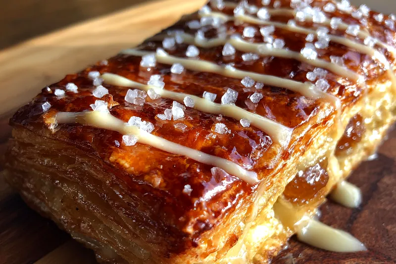 Cooking process for Glazed Apple Pastry Delight