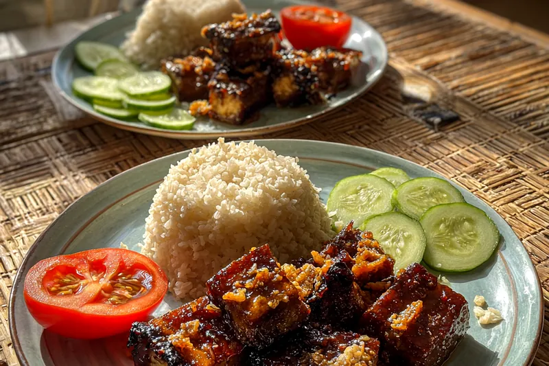 Cooking process for Glazed Chicken Delight