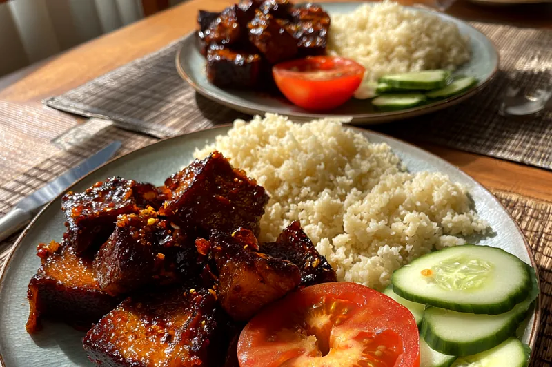Fresh ingredients for Glazed Chicken Delight