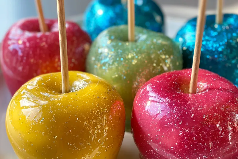 Cooking process for Glitter Candy Coated Apples