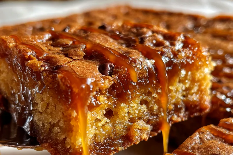 Fresh ingredients for Gooey Chocolate Caramel Bars