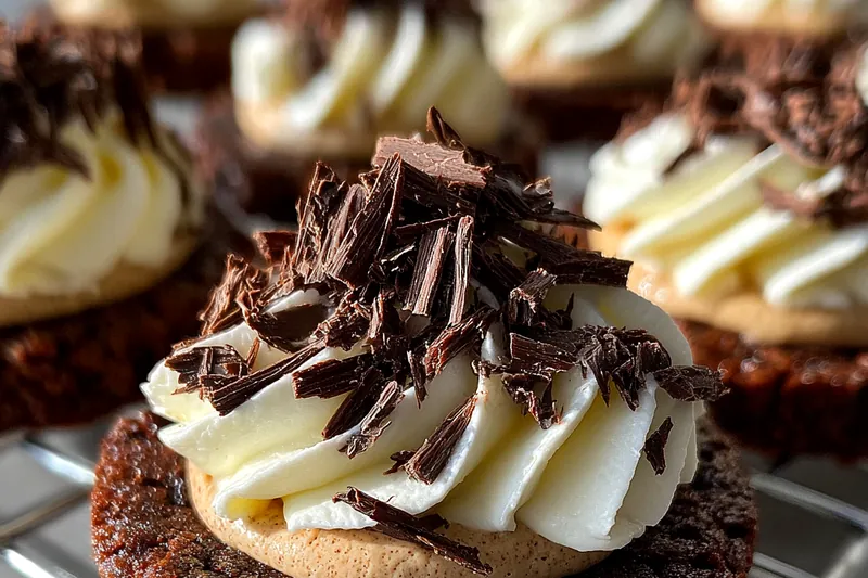 Fresh ingredients for Gourmet Chocolate Cream Cookies