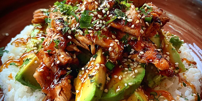 Delicious Grilled Chicken Avocado Stack served on a plate