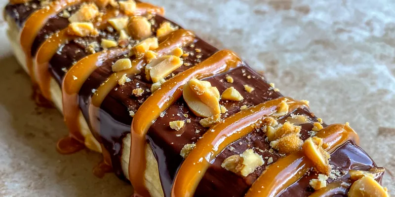 Healthy Banana Snickers Treat