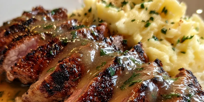 Delicious Herb Crusted Grilled Chicken served on a plate