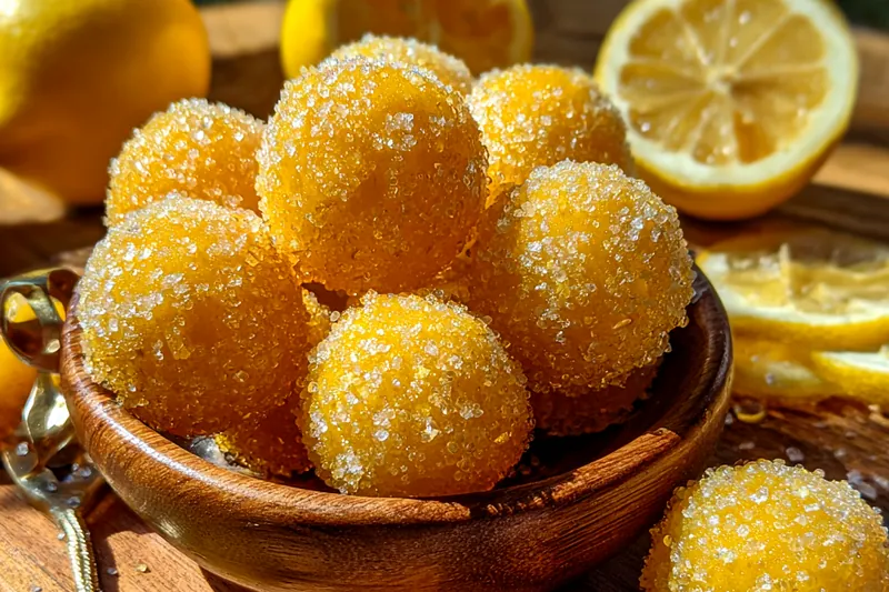 Cooking process for Homemade Sugary Lemon Treats