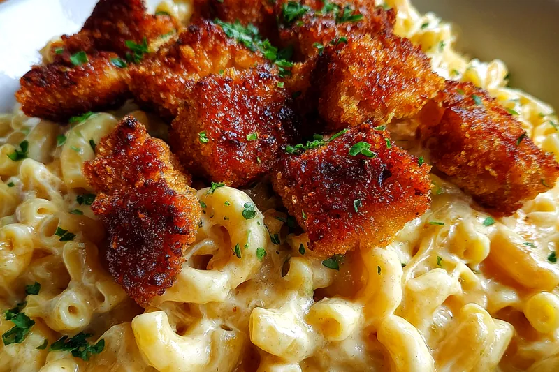 Fresh ingredients for Honey Pepper Chicken Macaroni