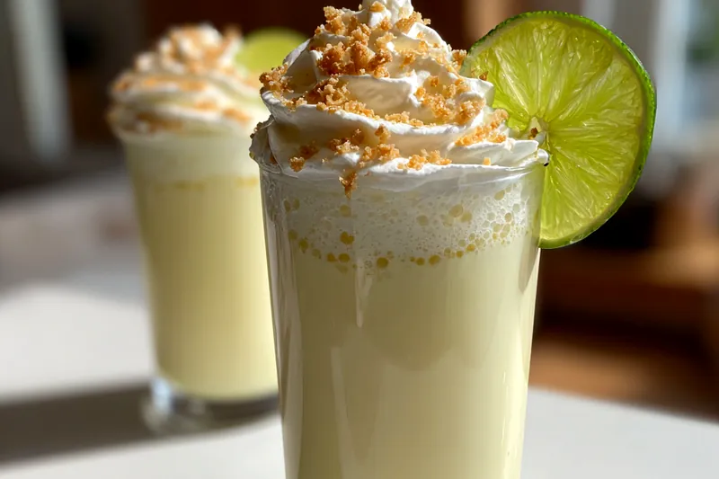 Fresh ingredients for Lime Creamy Delight