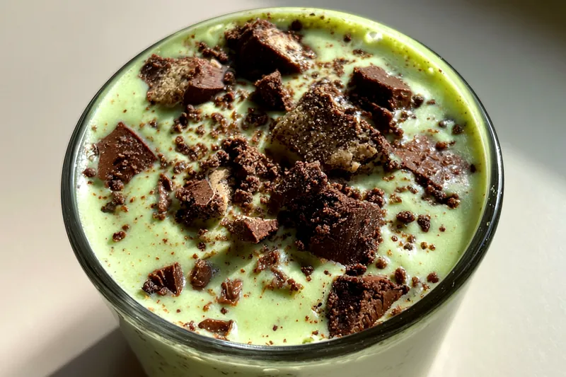 Fresh ingredients for Mint Cookie Dessert