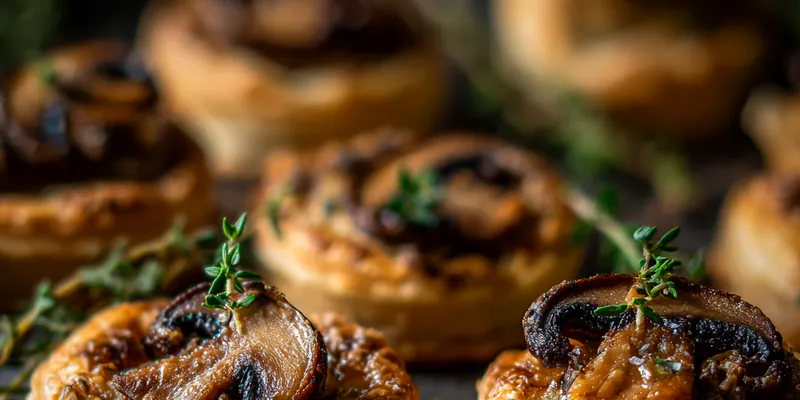 Mushroom Gruyere Pot Pies