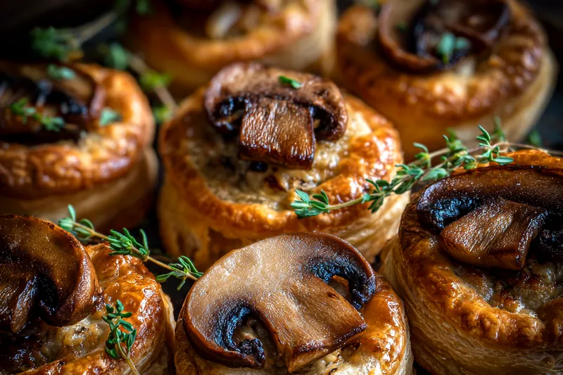 Fresh ingredients for Mushroom Gruyere Pot Pies