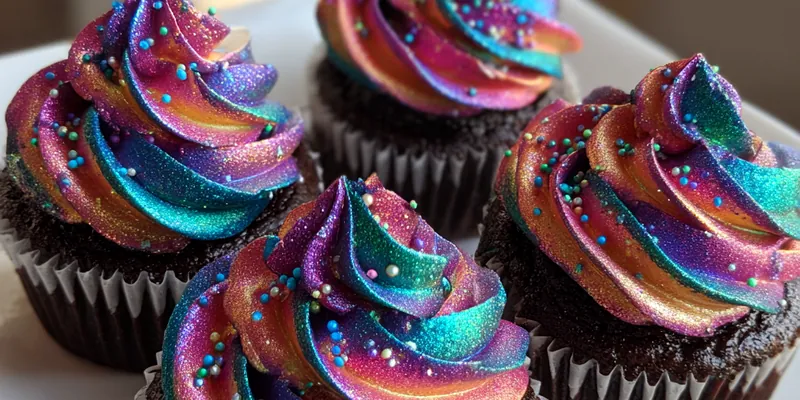 Neon Glow Cupcakes Delight