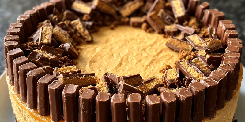 No Bake KitKat Cheesecake