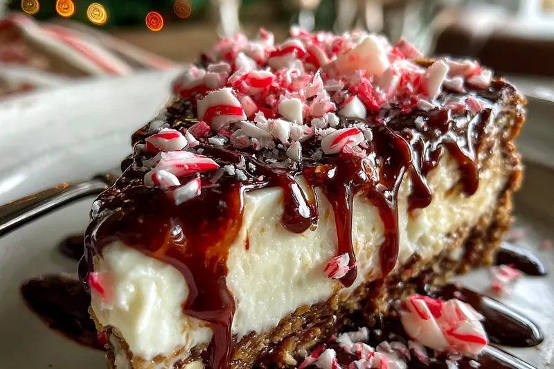 Step-by-step process of making the cheesecake