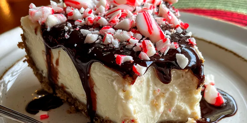No-Bake Peppermint Cheesecake – A Festive Treat Packed with Healthy Ingredients and Fresh Flavors