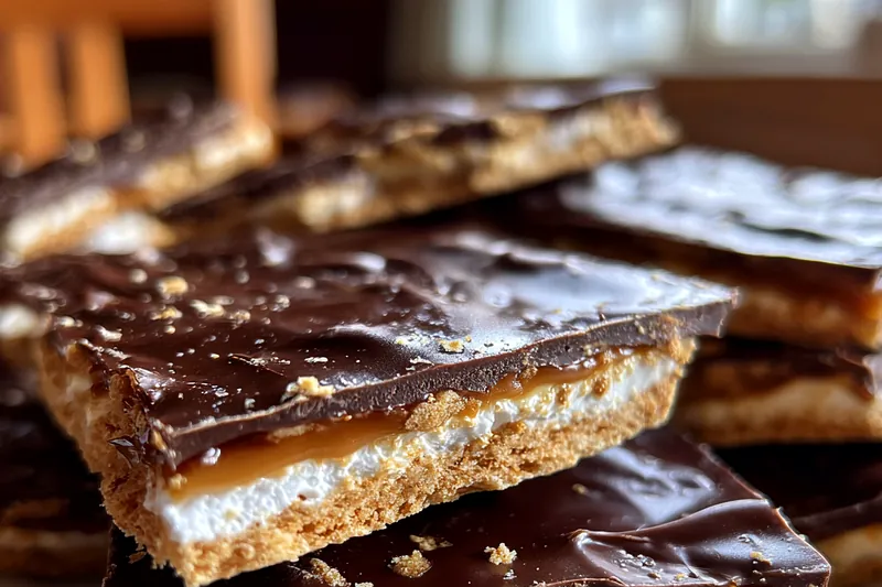 Assorted ingredients for S'mores Bark