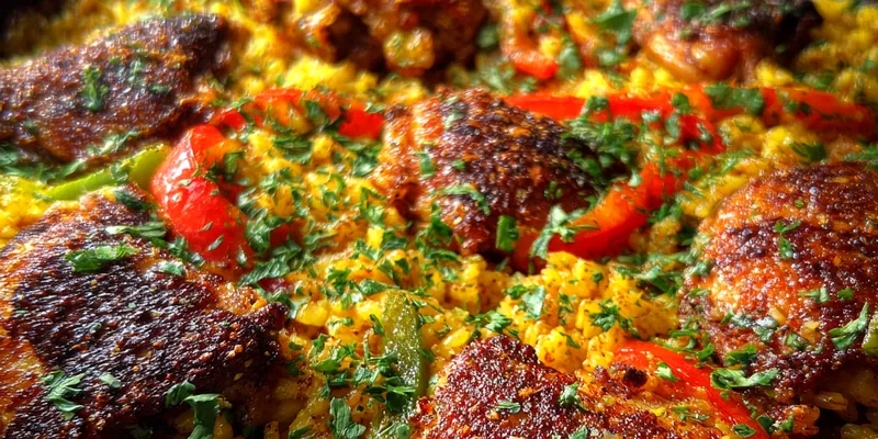 One-Pan Caribbean Chicken Delight