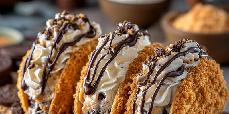 Delicious Oreo Cheesecake Tacos