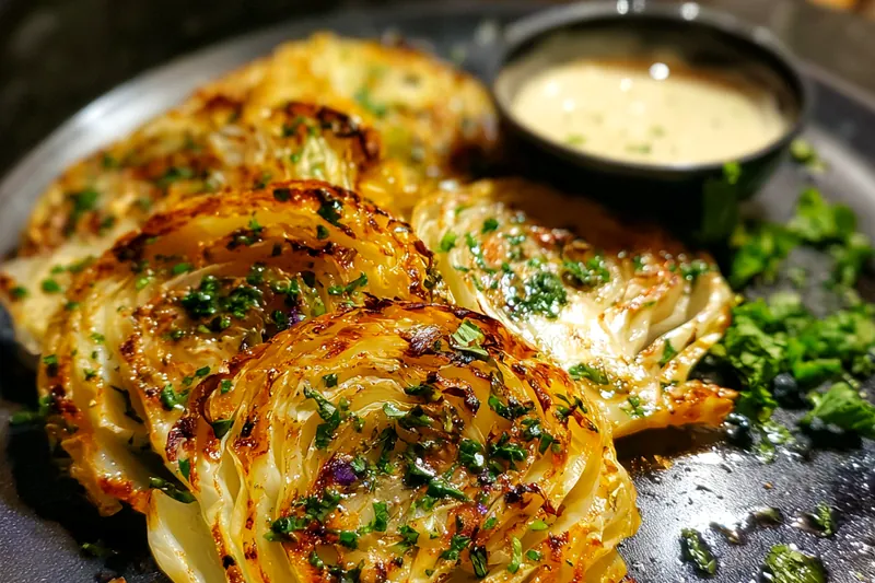 Fresh ingredients for Oven Roasted Cabbage Steaks