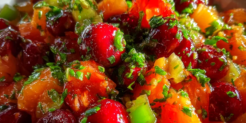 Peach Cherry Fruit Salad