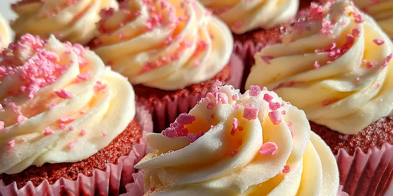 Pink Velvet Cupcakes Delight