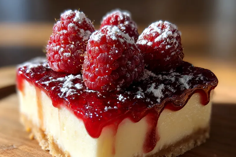 Fresh ingredients for Raspberry Velvet Cheesecake