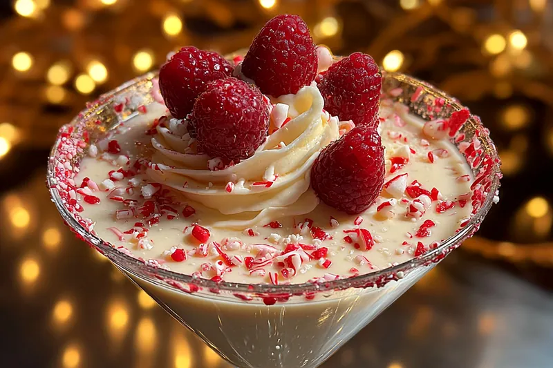 The baking process of Raspberry Choco Delight, showcasing the batter in the oven just before it begins to rise.