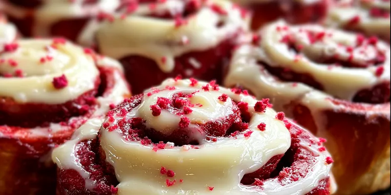 Red Velvet Cinnamon Rolls