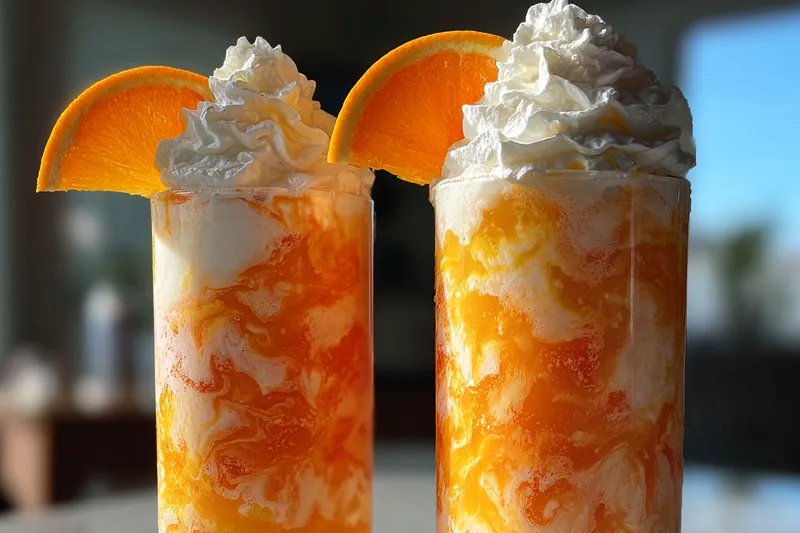 Cooking process for Refreshing Orange Cream Delight