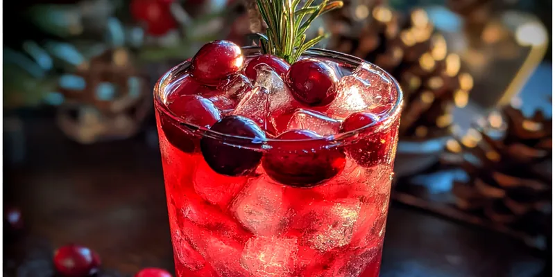 Festive Cranberry Cocktail