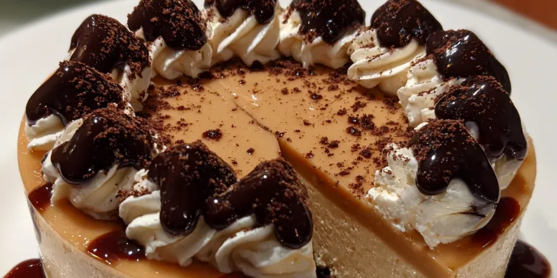 Rich Espresso Chocolate Cheesecake