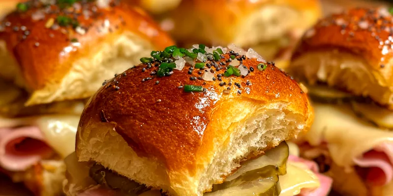 Savory Ham Cheese Sliders