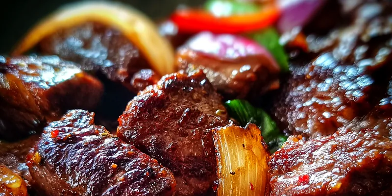 Delicious Savory Pepper Steak Delight served on a plate