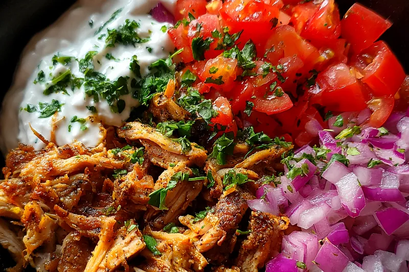 Cooking process for Savory Spiced Chicken Bowl