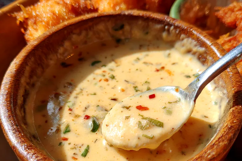 Cooking process for Southern Style Dipping Sauce